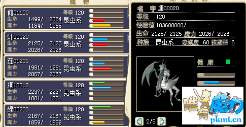 纯功5色TL一队 攻击都1000+ 满树海