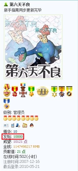 超进化：10000帖达成！