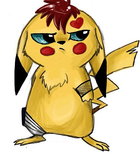 我爱罗版皮卡丘