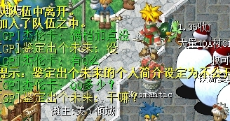 终于上线后，“鉴定出个未来”的反应很迟钝，楼主知道有人把加了点的宠物当未加点的满档宠卖的案例，于是要